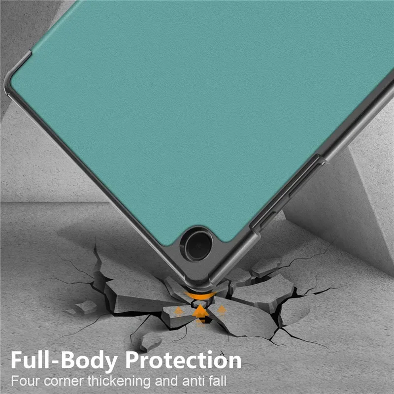 Funda Para DOOGEE Tab A9 Plus / A9 Pro Plus 11" - PU, Con Soporte Plegable Y Correa De Muñeca, Azul