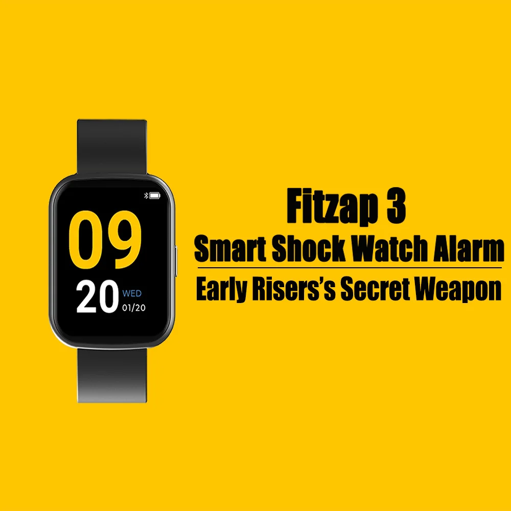 Fitzap3 Shock Clock  Smart Electric  Shock Alarm Watch Strong Wake-up Alarm Clock Self-Discipline Early Pulse Anti-Fatigue 2