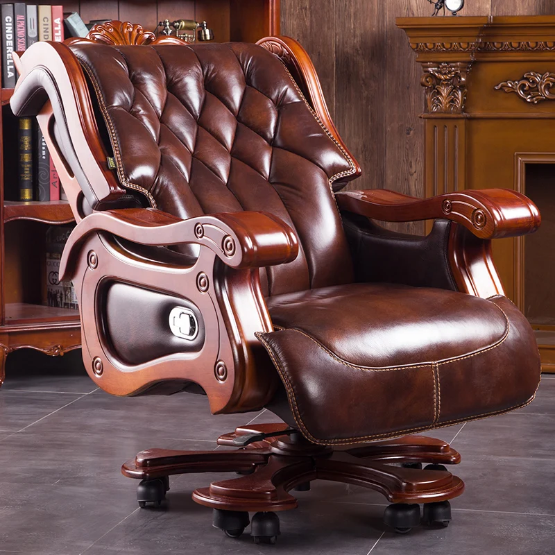 

Luxury Living Room Chairs Relaxing Modern Swivel Leather Design Chair Lounge Recliner Italian Cadeira Home Furniture GXR30XP