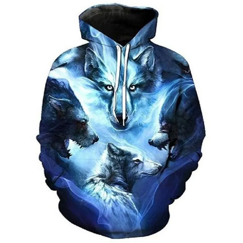 

Where Light And Dark Meet Wolf 3D Hoodies Sweatshirts Men Hoodie Casual Tracksuits Fashion Brand Hoodie Coats Oversized Hoodies