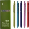Gel Pens, 5 Pcs 0.5mm Quick Dry Black Ink Pens Fine Point Retractable Smooth Writing Pens for School Office Home Supplies 1