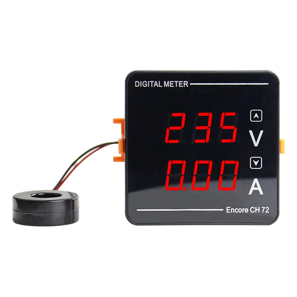1pc Measuring Instrument AC50-500V 1-120A High Precision Meter Power Tools Digital Voltage Current Dual Display Meter Fittings