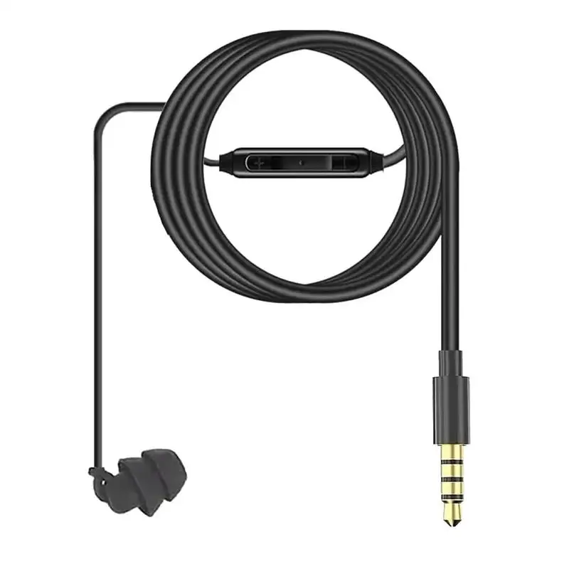 3.5mm Single Side Earbud Headsets With Mic Type C Connector Wired Earphones Soft Silicone In-Ear Headset USB C Single Headphones 2
