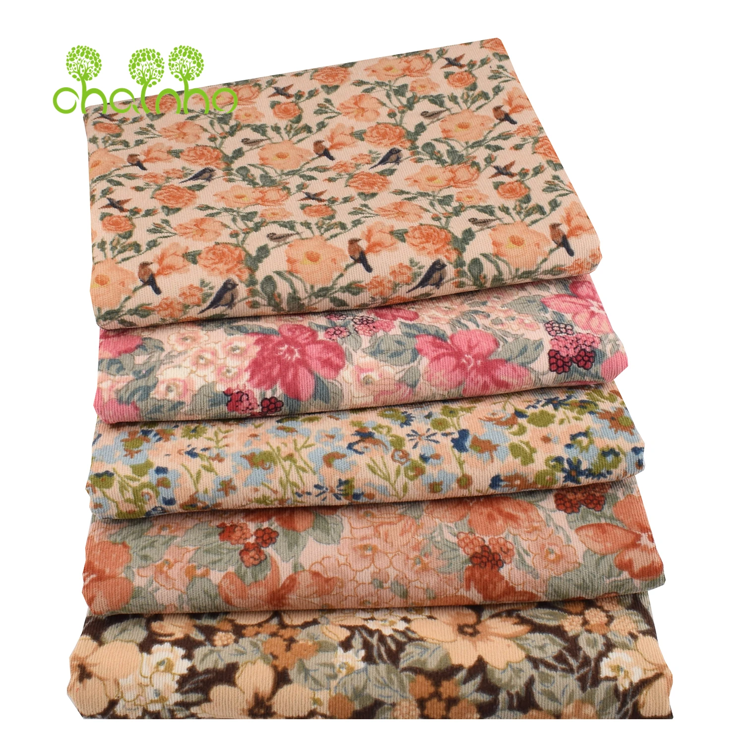 Chainho,Corduroy Fabric,Cotton-Polyester,Reactive Dyeing,DIY Sewing Quilting Material For Cushion,Pillow,Sofa,Tablecloth,25MM3