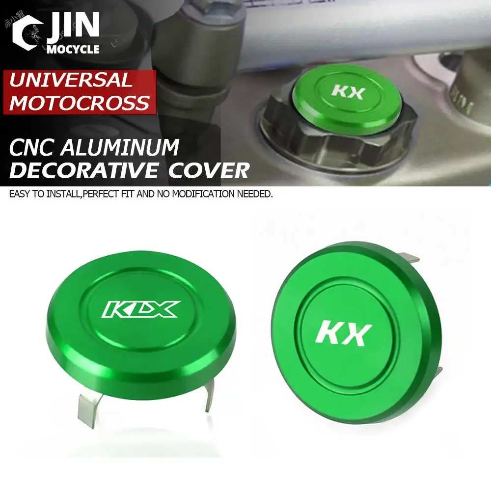 

For Kawasaki KDX KLX KX 65 80 85 125 150 250 450 R/F VERSYS X250/X300 Motocross Handlebar Decorative Screw Cover Cap Hole Plug