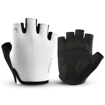 Half Finger Cycling Gloves Men Women Anti Slip Shock Breathable Summer Bicycle Gloves Fingerless Sports Gym Training Bike Gloves