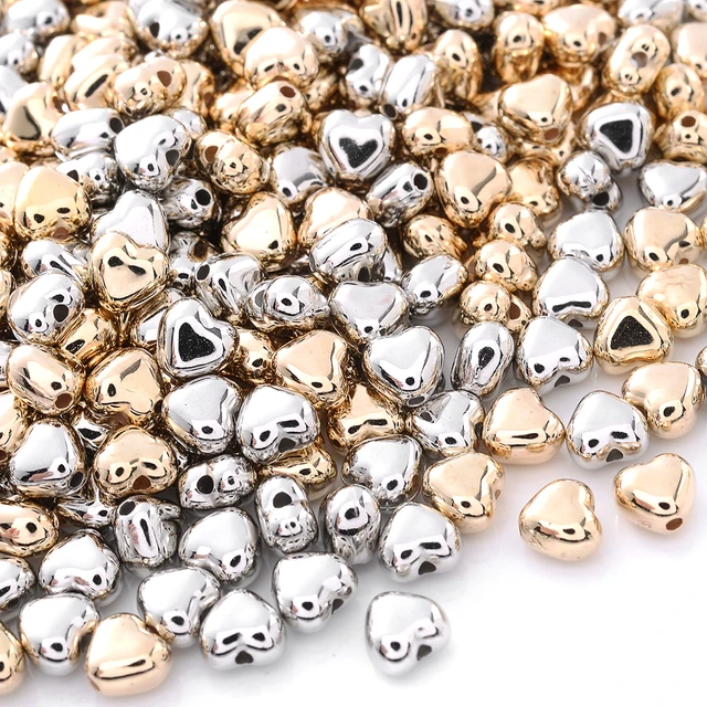 iYOE 100-300pcs Mix Tube Acrylic Beads Big Hole Plastic Spacer Beads For  DIY Jewelry Making Bracelet Necklace Handmade Keychain - AliExpress