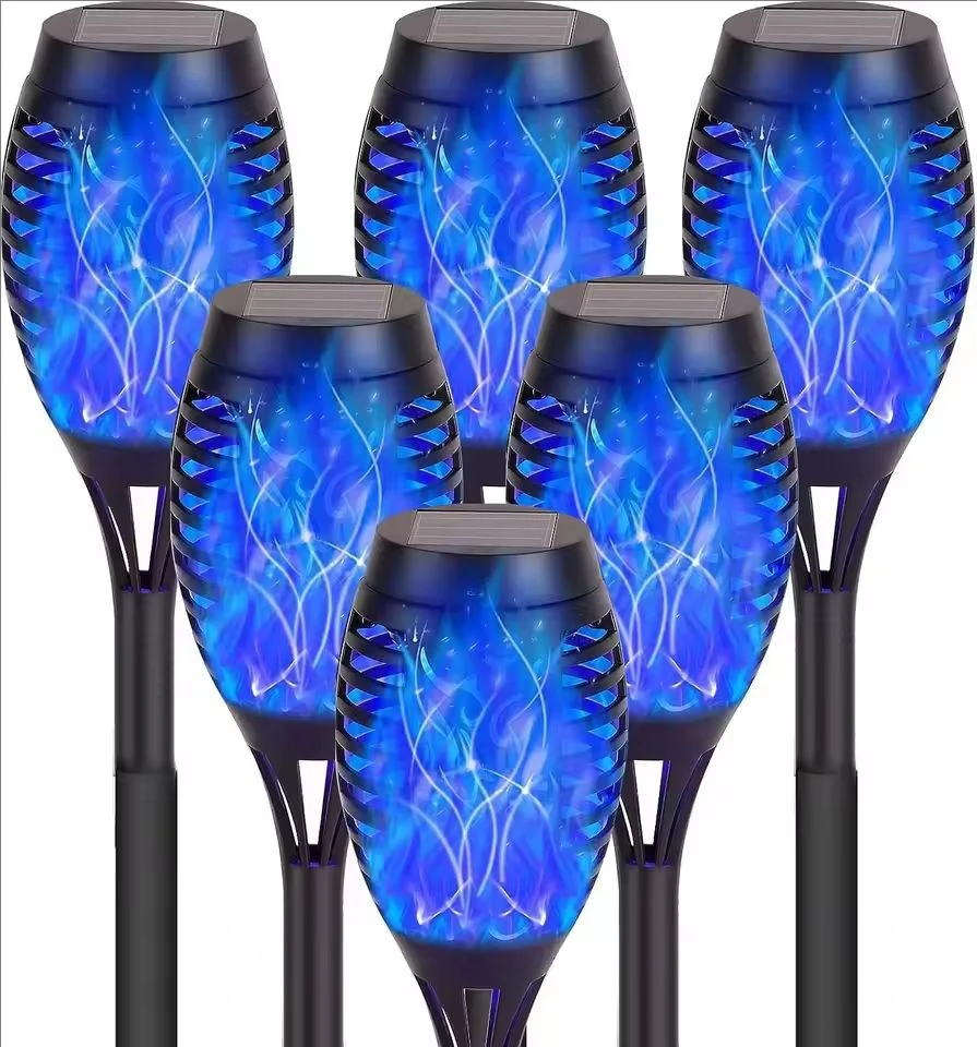 ตัวเลือกสินค้า โคมไฟพลังงานแสงอาทิตย์ 6 แพ็ค 12 LED RGB กันน้ำ ตกแต่งสวนกลางแจ้ง