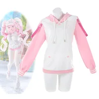 NIKKE Costumes Alice Cosplay Hoodie Pants Hat Socks The Goddess of Victory SSR Alice's Hooded Sweatshirt Halloween Role-playing