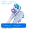 4/6pcs Metal Free Toothbrushes Head Suitable for USMILE all Series Models Vacuum Packaging Fading Bristles 2