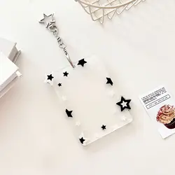 Kpop Photocard Keychain Holder, 3 - Inch Card Wallet Accessory (As picture A)