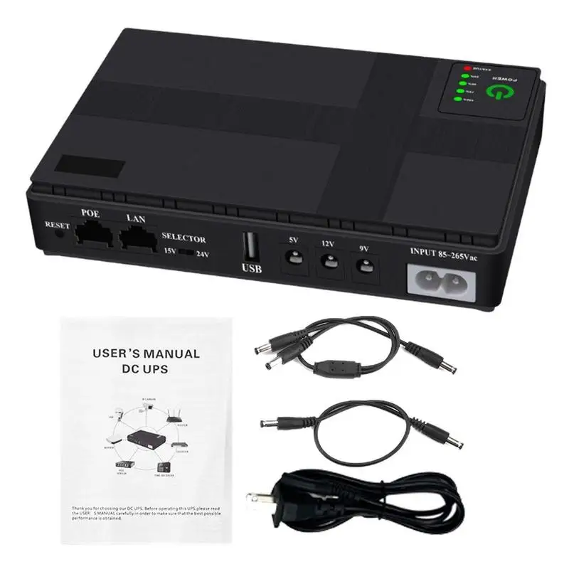 10400 Mah Mini Ups Power Supply Modem Mini Power Uninterruptible Router Battery Pack Modem Mini Power Supply Uscita Altoparlante