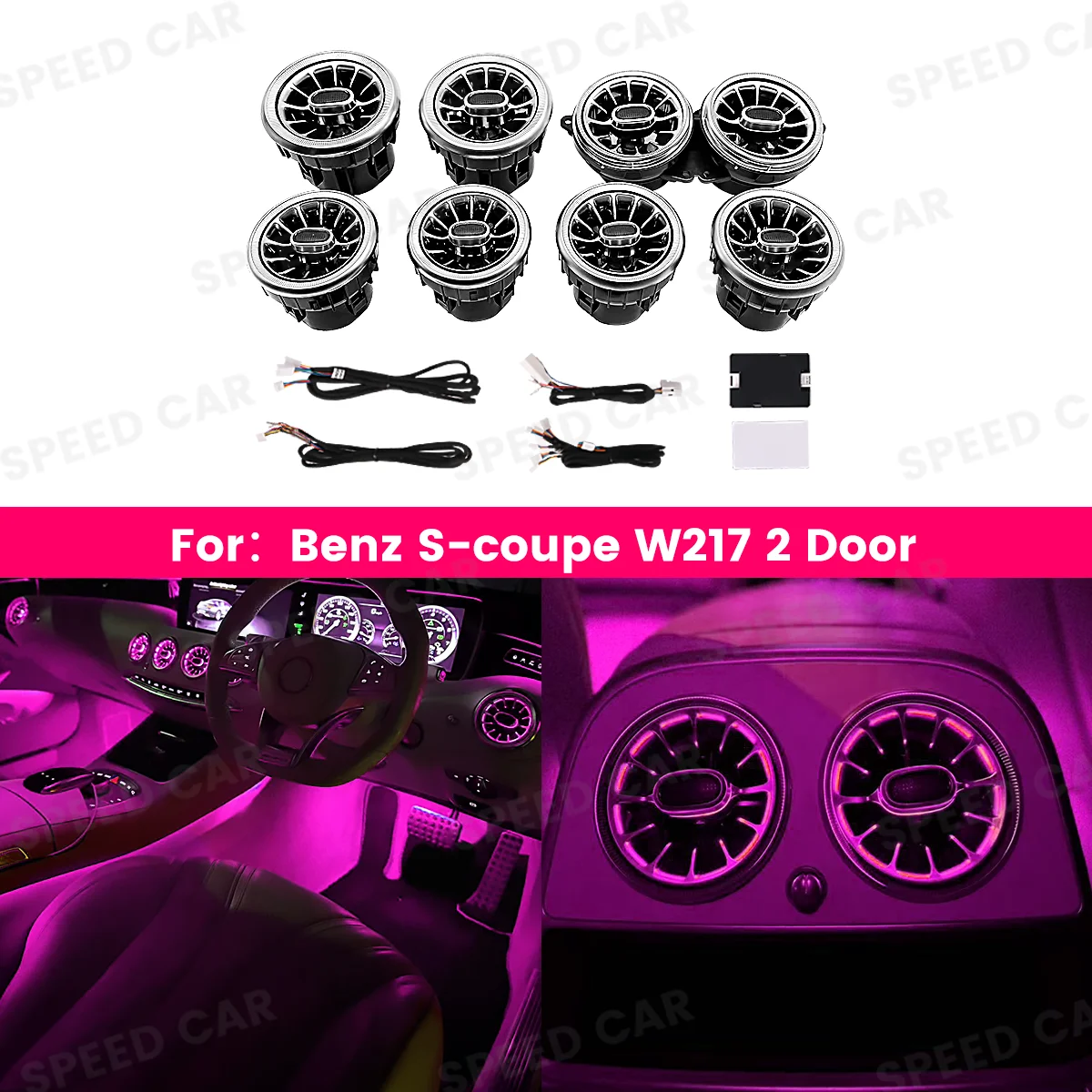 7/64 色のエアベントメルセデスベンツ S-COUPE W217 C217 2 ドア LED