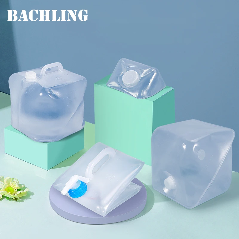 5/10/20L Bucket Tourism Foldable Water Storage Container Drinking Water Tank for Outdoor Travel Picnic Hiking