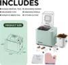 Bread Maker, [20-IN-1 & 2LB] Smallest Bread Machine Metal Material & Nonstick Ceramic Pan & Low Noise Bread Maker Machin 6