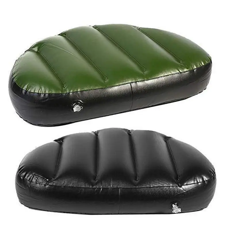 PVC Portable Inflatable Seat Air Cushion Durable Outdoor Fishing Boat Kayak Cushion Soft Non-slip Stable Kayak Boat Seat