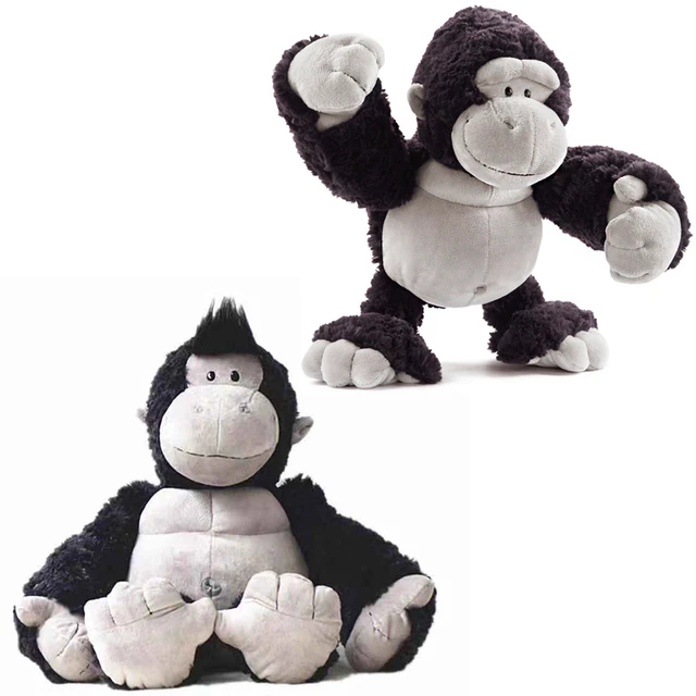 Albino Gorilla High Fidelity Anime Cute Ape Plushie Silverback Plush Toys  Lifelike Animals Simulation Stuffed Doll Kawai Toy Gif - AliExpress