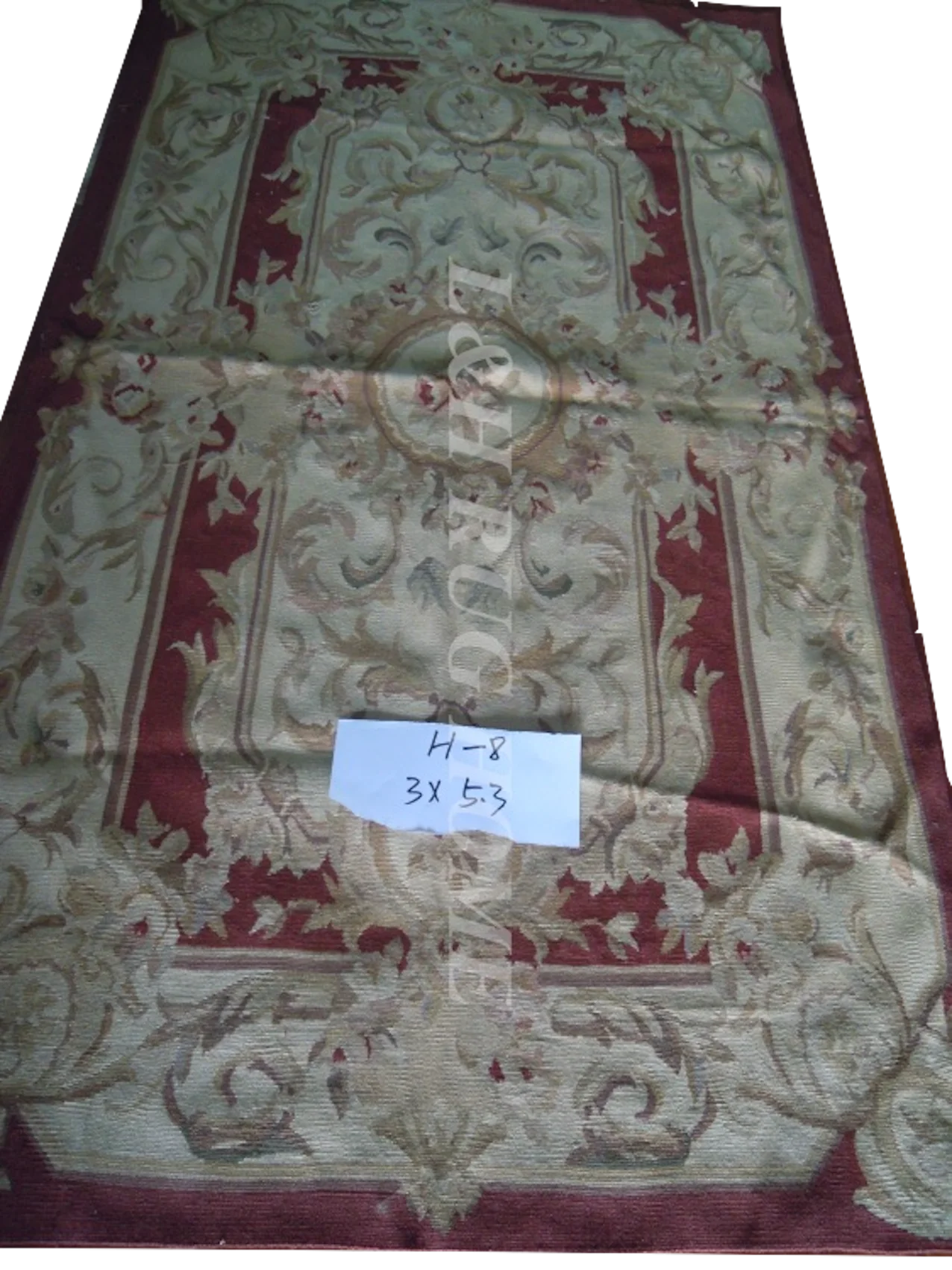 

Free shipping 3'x5' Aubusson rugs handmade woolen carpets rugs for home decoration