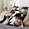 Hwang In Yeop Soft Flannel Blanket Kd Star Poster Blanket Sofa Bed Bedroom Living Room Portable Home Travel Break Blanket 3