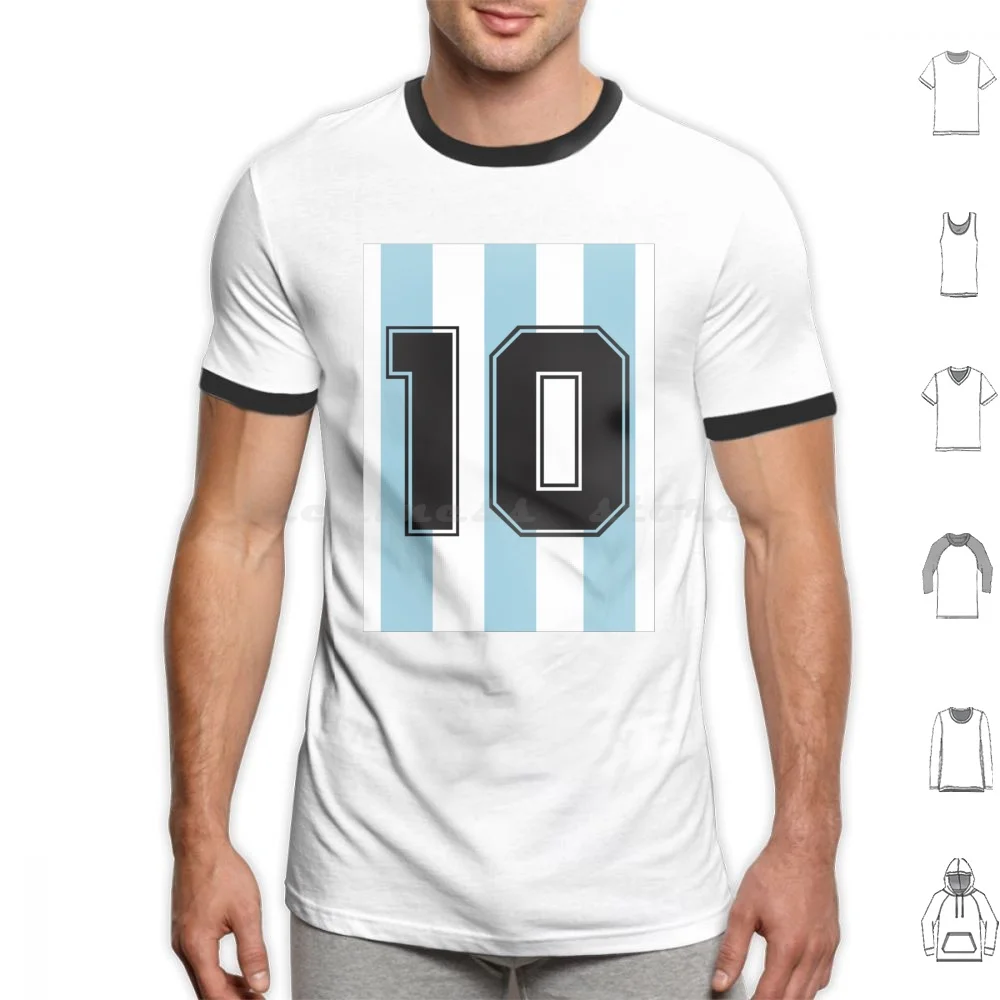 10 Argentina T Shirt Uomo Donna Bambini 6Xl Maradona Calcio Calcio Argentina Napoli Ronaldo Legend Diego Vintage Diego Maradona