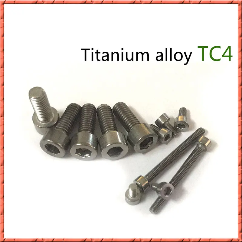ƼŸ ձ TC4 Ǹ   ĸ ,   ,  , 5-10PCs/Ʈ, Din912 M6/M8 * 10-60mm, 6AL4V