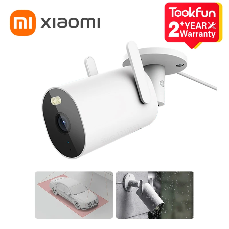 

Внешняя камера Xiaomi, модель AW300 2K HD IP66, полноцветная, с функцией ночного видения, с защитой от звука, для умного дома