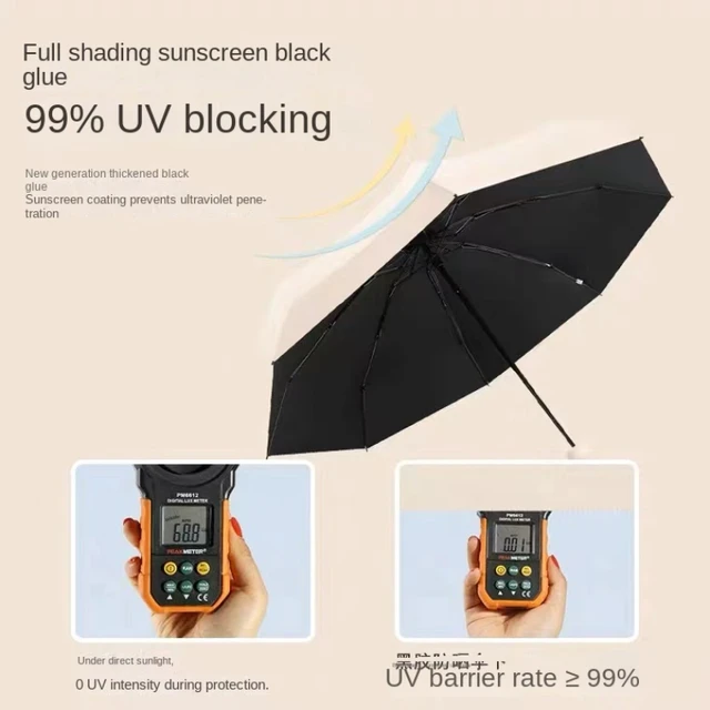 Nap Esernyő-Uv-Anti-Uv Mini Kapszula Esernyő Kis Zseb Napvédelem És Ultraibolya Védelem Parasol Paraguas - Image 3