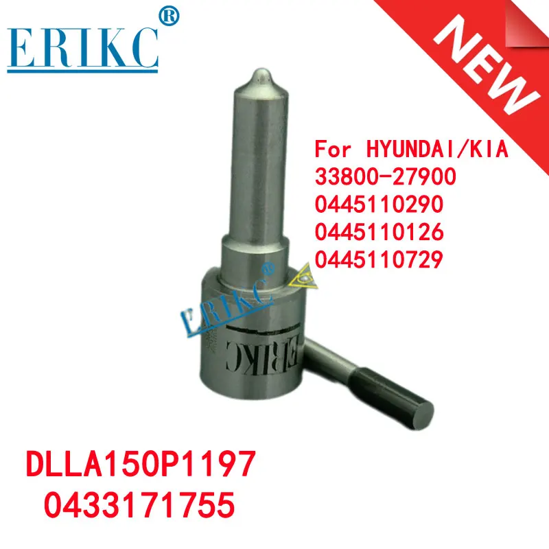 

33800-27000 Nozzle DLLA 150P1197 Diesel Fuel Injection Nozzle DLLA150P1197 Nozzle Tip 0 433 171 755 for 0445110126 0445110290