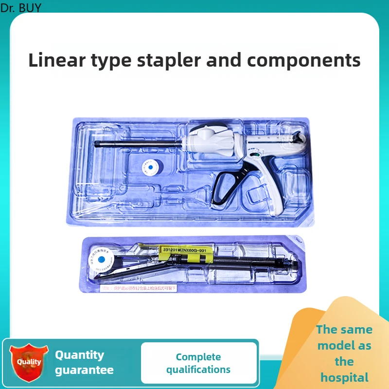 Disposable endoscopic linear cutting stapler