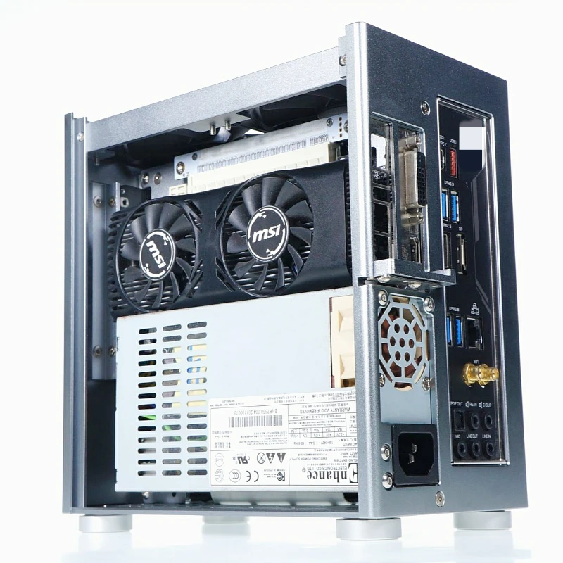 ZS A4DC/ITX computer case, version V3 \ 4.3L volume, all aluminum case ...