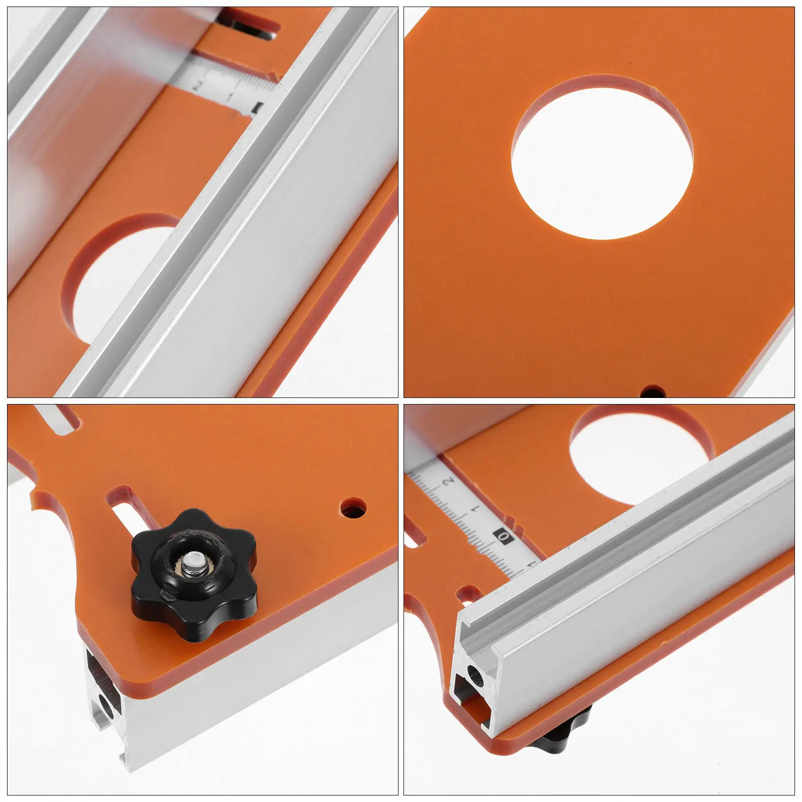 알루미늄 라우터 인서트 플레이트, 정밀 슬로팅 및 엣지 작업을 위한 범용 테이블 마운팅 베이스, 라우터 테이블 상판 인서트