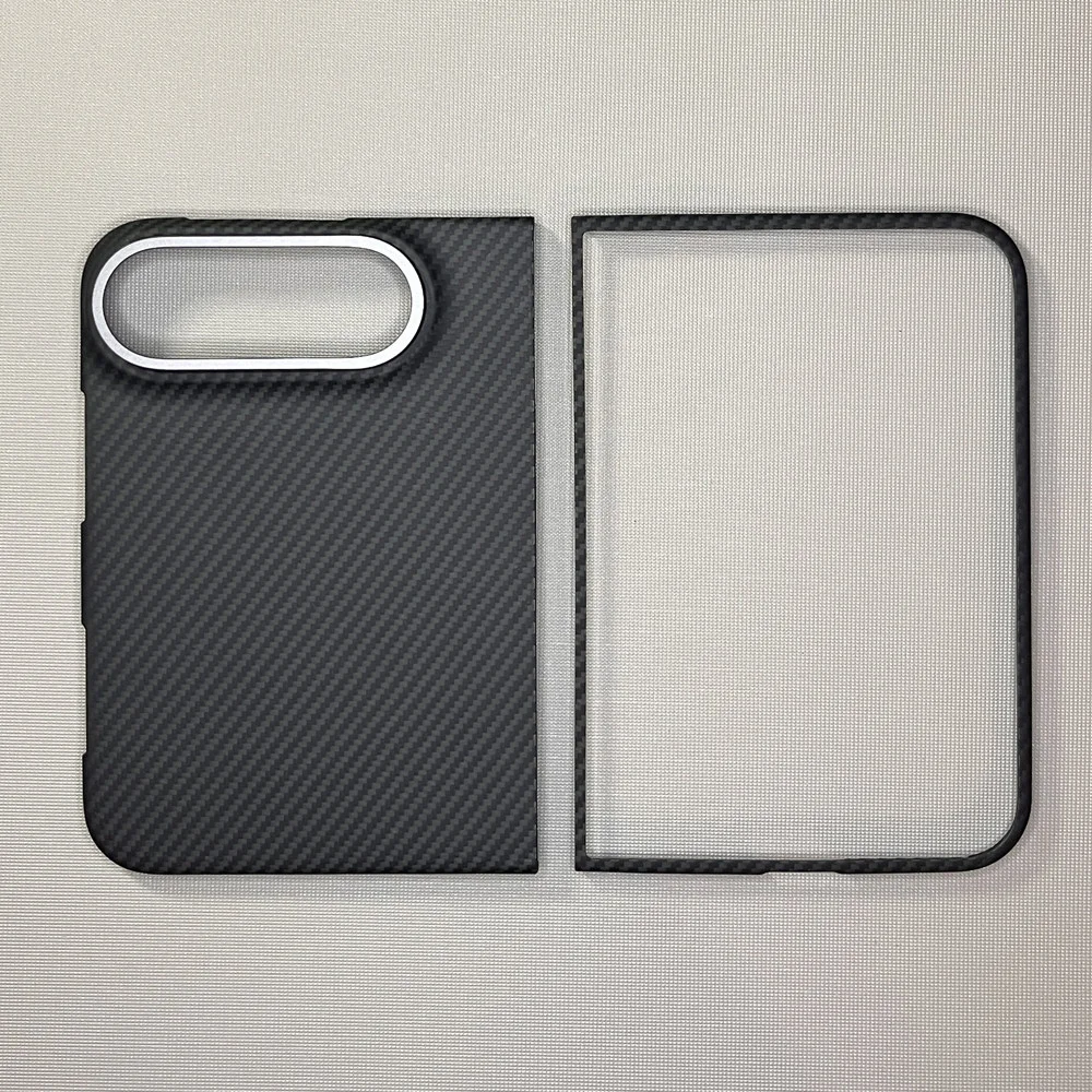Ultra-Thin Magnetic Aramid Fiber Protective Phone Case with Carbon Texture