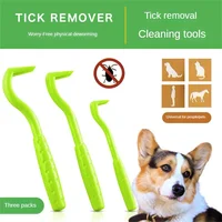 Flea Remover Hook Tick Removal Tweezer Ticks Pull Pet Cat Dog Accessaries Scratching Extractor Mite Tweezers Comb Louses Pliers 1