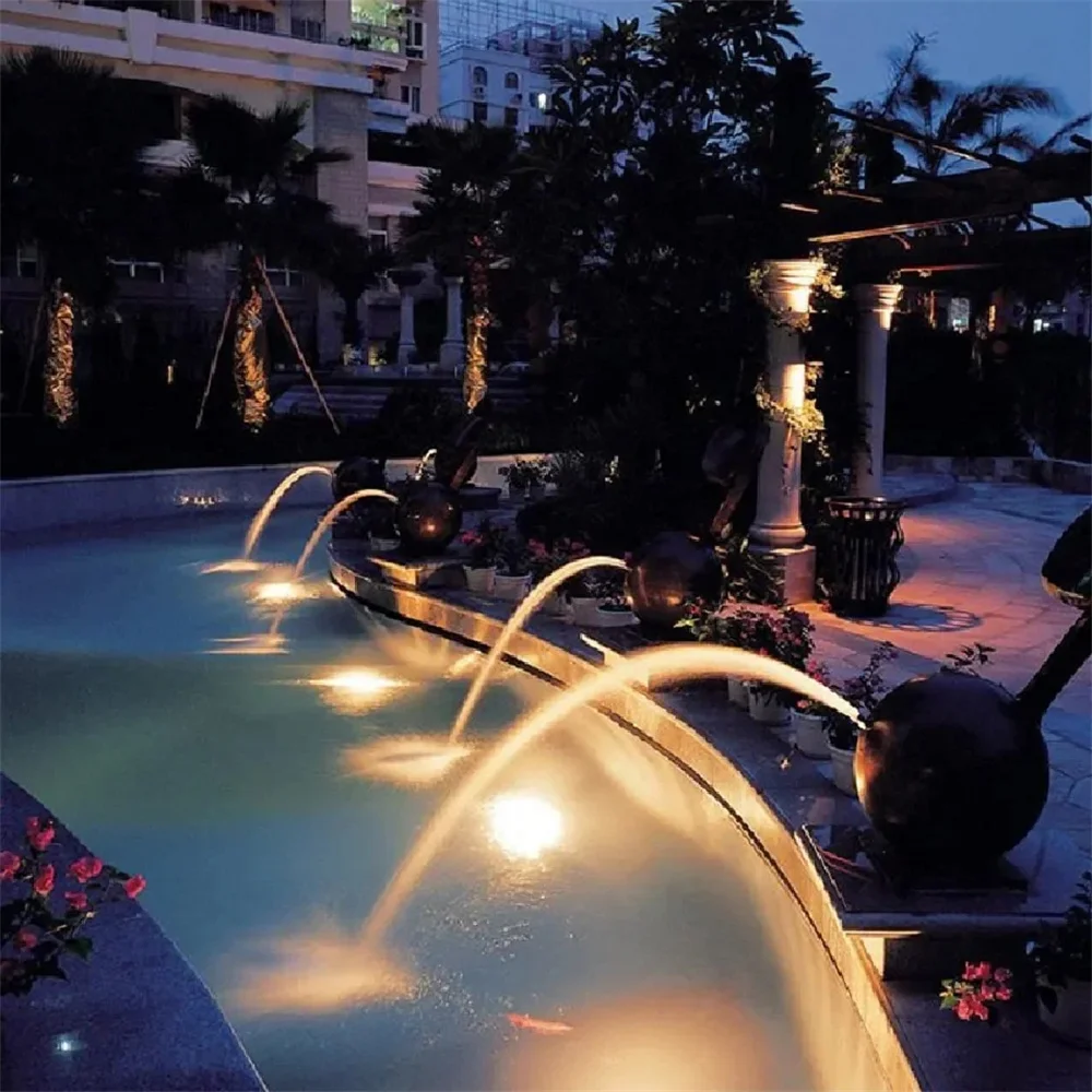 RGB LED 수영장 조명, 블루투스 앱 제어, 야외 및 실내 수중 장면, 분수, 풍경, Piscina Luz 스포트라이트, 12W DC12V