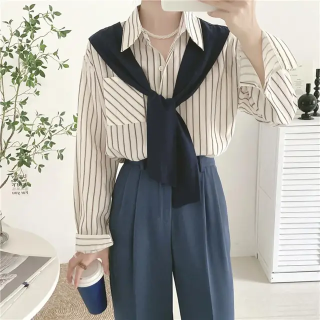 S.H ARAB SHOP قميص نسائي ربيعي كم طويل 5