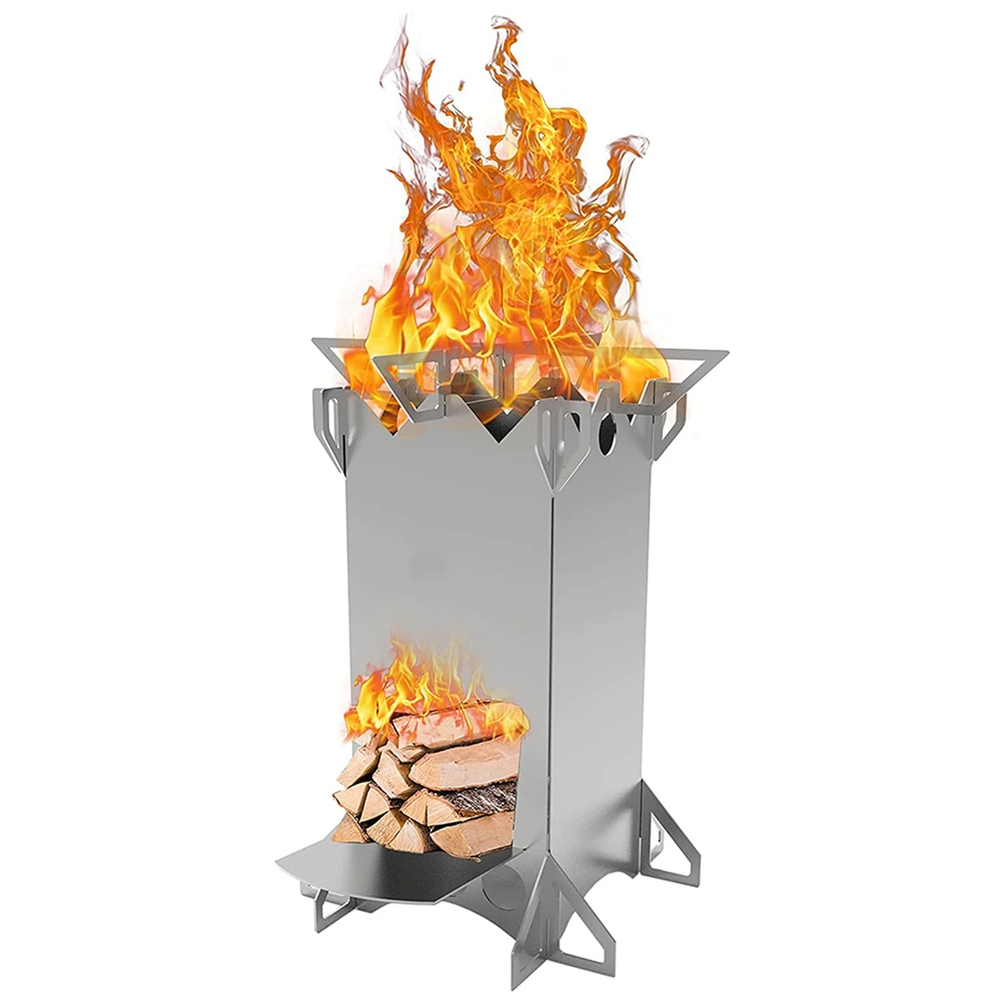 

Горелка для кемпинга, портативная туристическая горелка из нержавеющей стали, аксессуары для кемпинга, пикника, барбекю