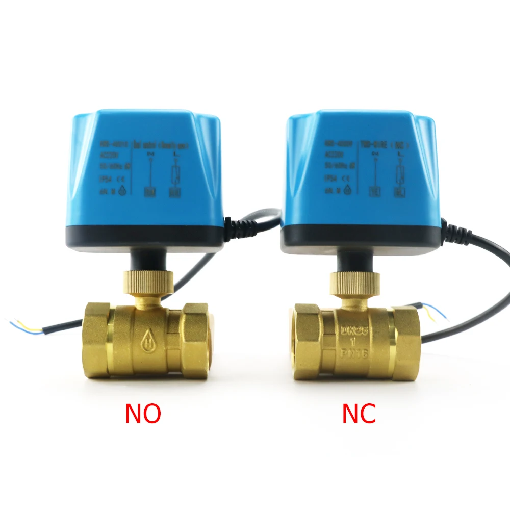 1/2인치 3/4인치 1인치 2인치 상시 닫힘/개방형 전동 볼 밸브 220V 12V 24..