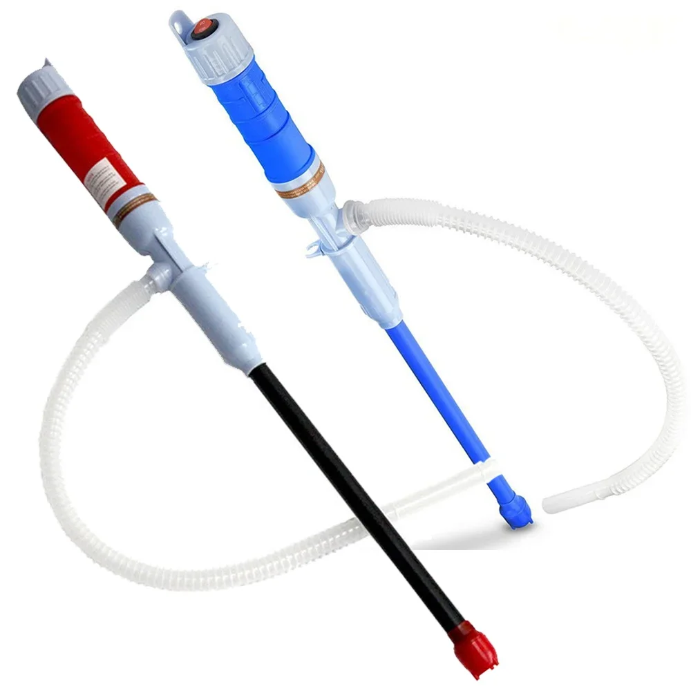 1Pcs Water Diesel-Gas Oil Fish Transfer Pump Portable Handheld-Battery Powered Plastic Liquid Sewage Pumping Manual Sucker Pump