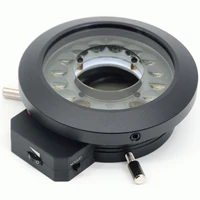 FYSCOPE Microscope Ring Light Illuminator 16pcs Microscope polarized LED ring light Microscope Ring Lamp Polarized lights 1