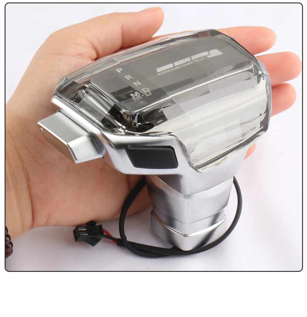 Automatic Gear Shift Knob Handball Lever Shifter LED Crystal For Renault Koleos