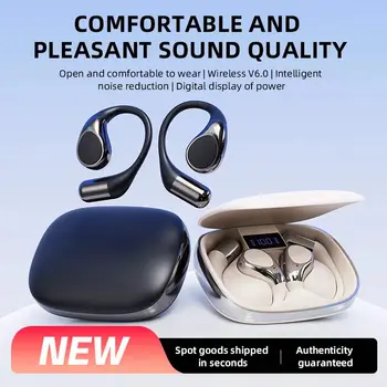 Auricolari Bluetooth 6.0 X17S Nuovi 2026, da Indossare all'Orecchio, Ideali per Regali, Impermeabili, con Riduzione Intelligente del Rumore per le Chiamate
