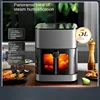 5-6L  Air Fryer Touch Screen 12 Preset Menus Steam Bake Auto Power Off Dry Fruit Machine Defrosting Machine Multifunction Oven 3