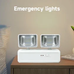 Wall-mounted Double-head Multifuctional Emergency Light Portable Camping Lantern Rechargeable Lamps Outdoor Repair Corridor Lamp