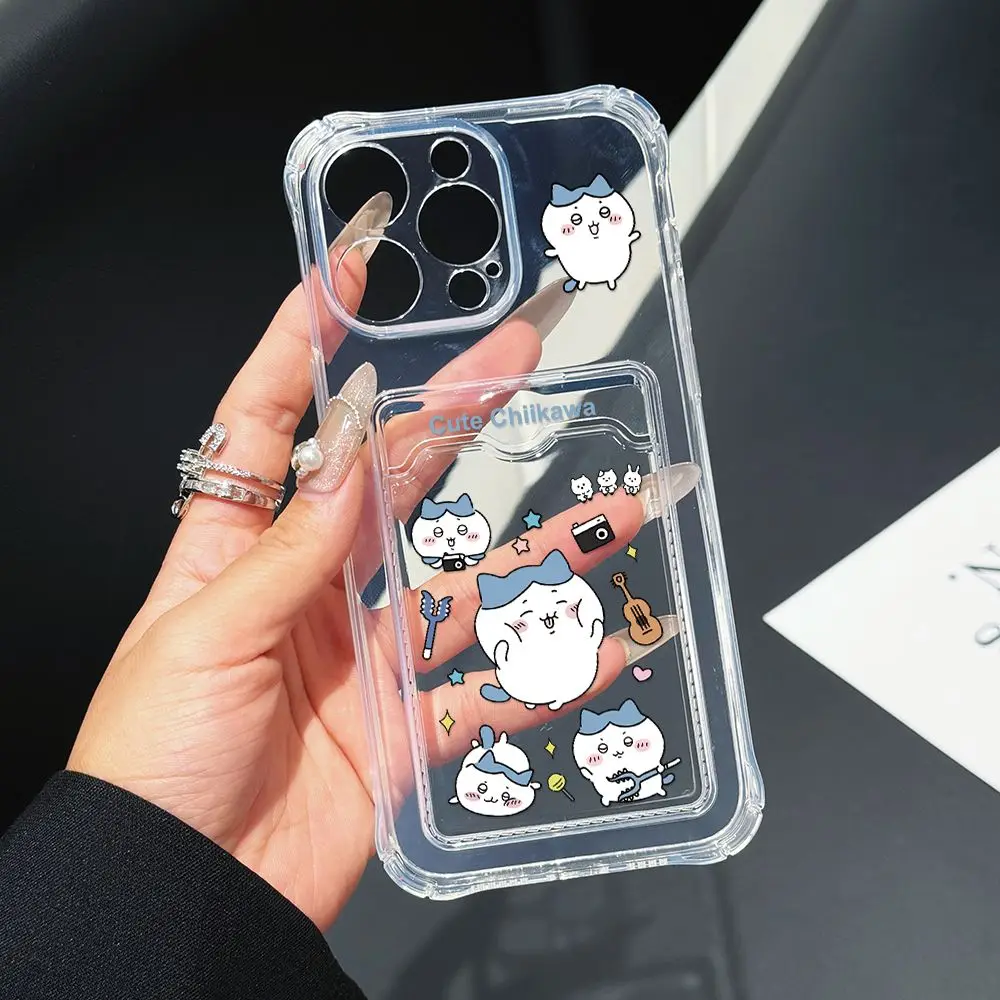 CASSETIFY Chikawa iPhone 14 Pro ケース Amazon.com: Gourmandise CK-13A Chiikawa IIIIfit Clear Case for