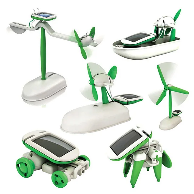 6-in-1 Solar Robot DIY Kit 2