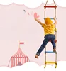 Children's Climbing Ladder Indoor and Outdoor Toys Plastic Wooden Soft Ladder Exercise Balance Strong and Durable 5