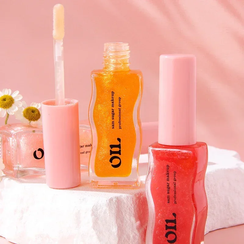 Water Light Honey Lip Oil Essence Long Lasting Moisturizing Fruity Shimmer Jelly Reduce Lip Lines Liquid Lipstick Gloss Makeup 4