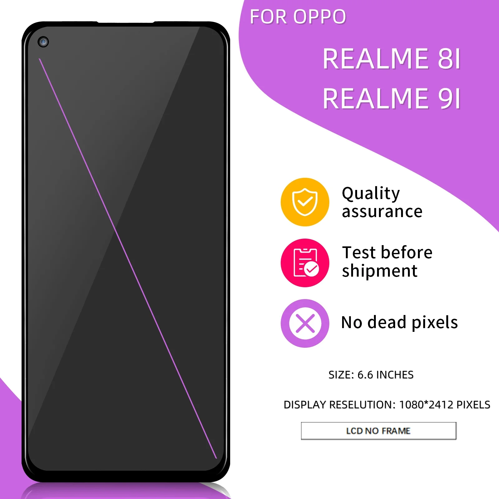 Рисунок 2 - Дисплей 6,6 дюйма для OPPO Realme