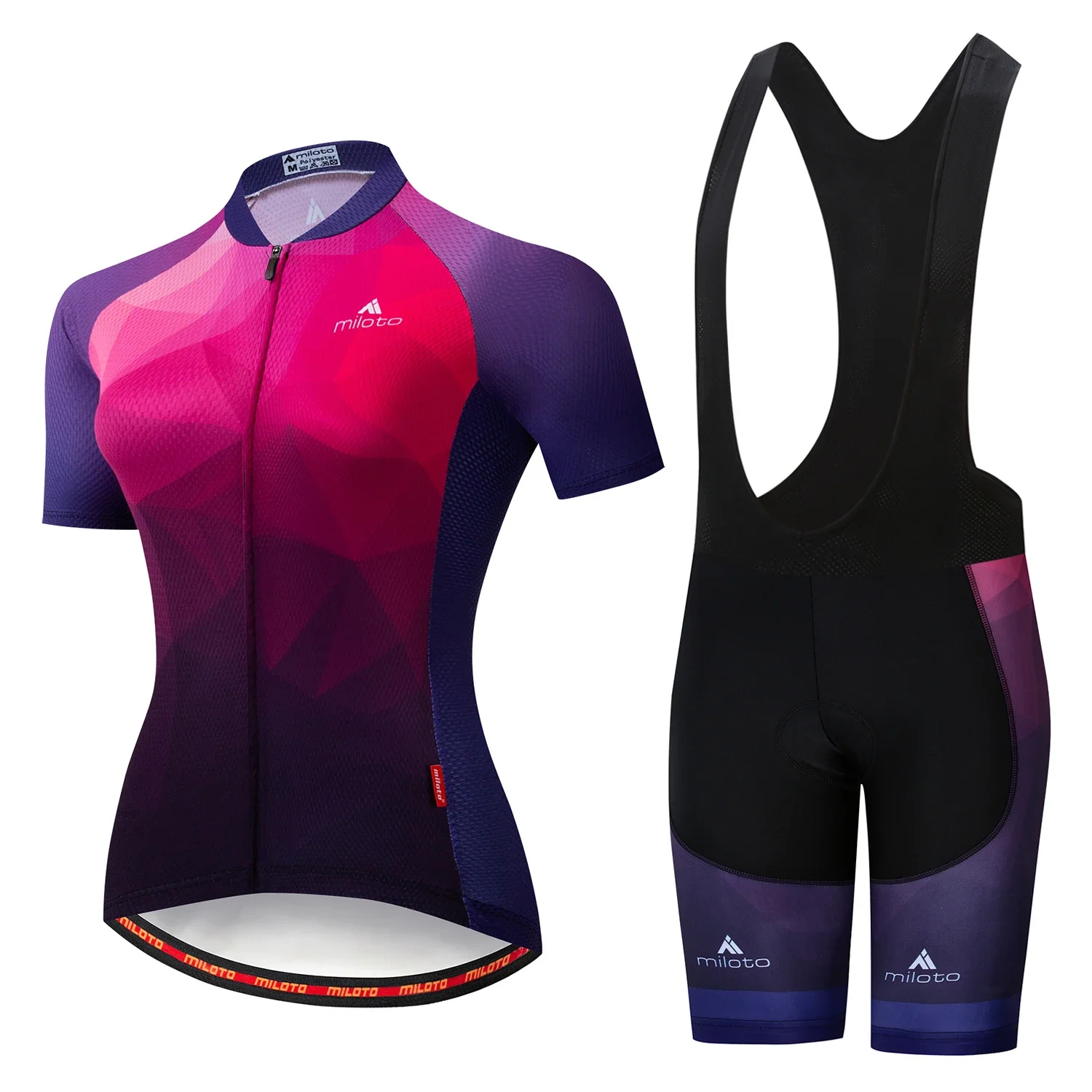 Team Cycling Suit Set for Women Mountain Bike Riding Road Bike Uniform,cycling suit,cycling jersey set