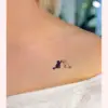 6pcs Waterproof Temporary Tattoo Sticker Minimalist Tattoo Pattern Personality Fake Tatoo Women Men Disposable Tattoo Stickers 3